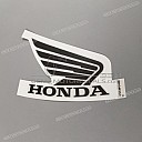 Adesivo logo Honda Wing serbatoio, lato destro
