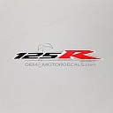 CBR 125R Side fairing graphic