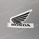 Brandstoftank Honda Wing logo, links