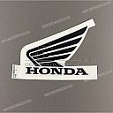 Kraftstofftank Honda Wing Logo Aufkleber, linke Seite