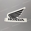 Honda Wing logo sticker brandstoftank, linkerzijde