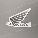 Fuel tank Honda Wing logo decal, left side