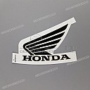 Fuel tank Honda Wing logo decal, left side