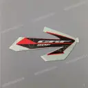 Pegatina del deflector de radiador, lado derecho