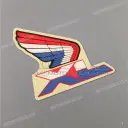 Fuel tank emblem, right side