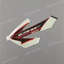 Pegatina del deflector del depósito, lado izquierdo