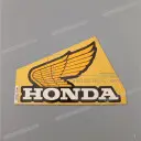 Fuel tank emblem, left side