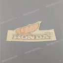 Fuel tank emblem, left side