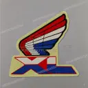 Fuel tank emblem, left side