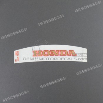 Heckverkleidung Aufkleber