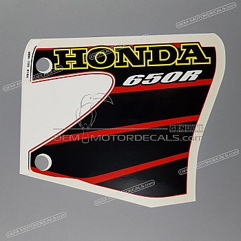 Side cowling decal, right side