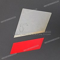 HONDA Prawa strona naklejka na owiewkę, prawa strona 87127-GC5-300ZC