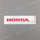 Rear body Honda emblem