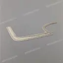 Rear cowl stripe, left side