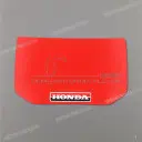 Front visor decal