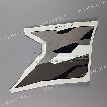 Kanzel / Oberteil Verkleidung Aufkleber, Linke Seite