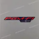 Side fairing PGM-FI decal