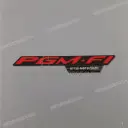 Side fairing PGM-FI decal