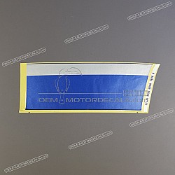 Side cowling decal, right side