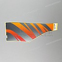 Side fairing stripe, left side
