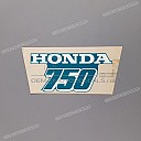 Autocollant de flanc de carénage Honda