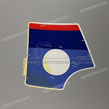 Side cowling decal, left side