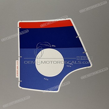 Side cowling decal, left side