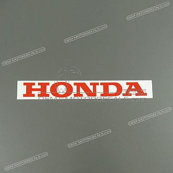 Side cowling decal