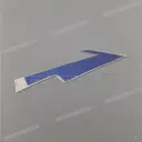 Fuel tank stripe, right side
