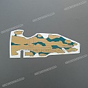 Autocollant droit pour réservoir