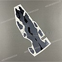 Autocollant de réservoir Africa Twin, côté droit