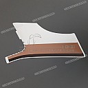 Left radiator shroud TRANSALP stripe, left side