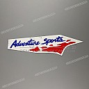 Autocollant droit pour réservoir Africa Twin