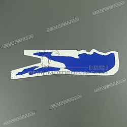 Tail cowl decals set- left side