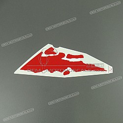 Naklejka na tylną owiewkę / zadupek, prawa strona