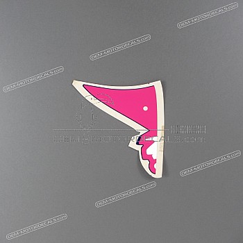 Autocollant de carénage supérieur avant, côté droit