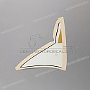Autocollant de carénage supérieur, côté gauche