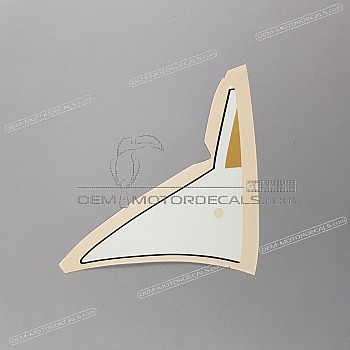Autocollant de carénage supérieur avant, côté gauche
