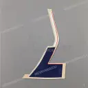 Linker Heckverkleidungsaufkleber