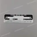 Frame registered number plate