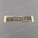 Bandinformatiesticker voor achterbrug