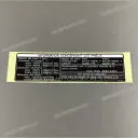 Swingarm bandinformatie sticker