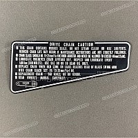 HONDA Etiqueta de precaución 87507-422-671