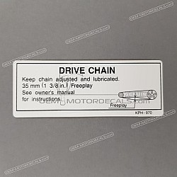 Etichetta di avvertenza, Catena