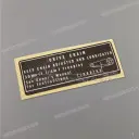 Caution label, Chain