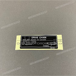 Caution label, Chain