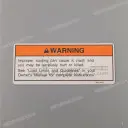 Warnaufkleber