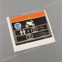 Voorzichtigheid label