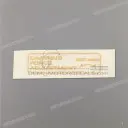 Aufkleber für Dämpfereinsteller