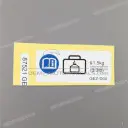 Etiqueta de advertencia límite de carga (1,5kg)